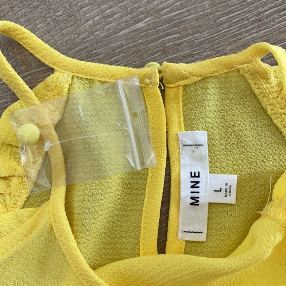 Yellow blouse size L - Picture 6 of 9